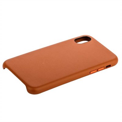Чехол-накладка кожанная COTEetCI Elegant PU Leather Case для iPhone X (5.8") CS8011-BR Коричневый - фото 12426