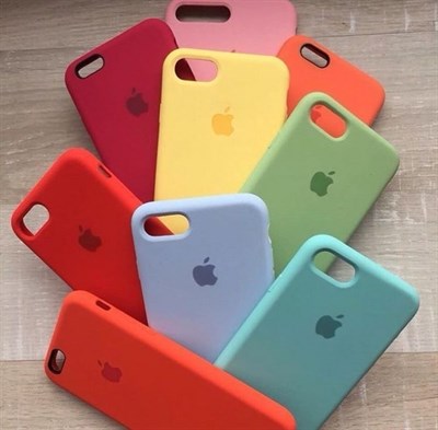 Силиконовый чехол Silicone Case для Apple iPhone Xs MAX В ассортименте - фото 15378