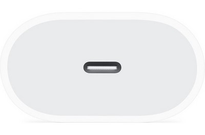 Сетевое зарядное устройство Apple 20W USB-C Power Adapter MHJE3ZM/A - фото 16645