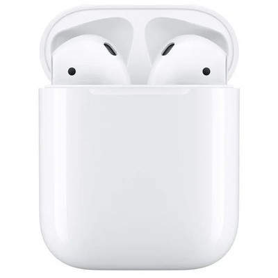 Беспроводные наушники Apple AirPods 2 с зарядным футляром MV7N2, белый - фото 16897