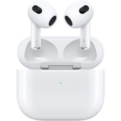 Беспроводные наушники Apple AirPods 3 Lightning Charging Case, белый - фото 16996