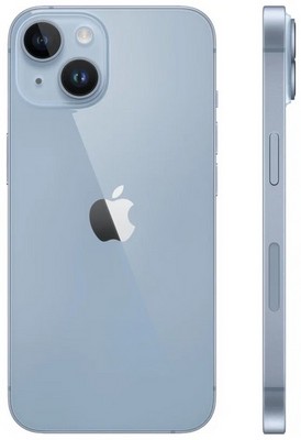 Смартфон Apple iPhone 14 Plus 128 ГБ, синий (Blue) - фото 17360