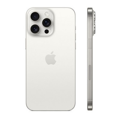 Смартфон Apple iPhone 15 Pro 128 Гб Титановый белый (White Titanium) A3104 DUAL SIM (NANO-SIM) - фото 17970