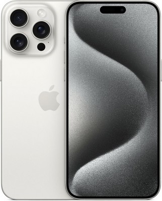 Смартфон Apple iPhone 15 Pro Max 256 Гб Титановый белый (White Titanium) A2849 Dual еSIM - фото 18201