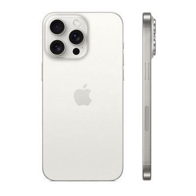 Смартфон Apple iPhone 15 Pro Max 256 Гб Титановый белый (White Titanium) A3108 DUAL SIM (NANO-SIM) - фото 18186