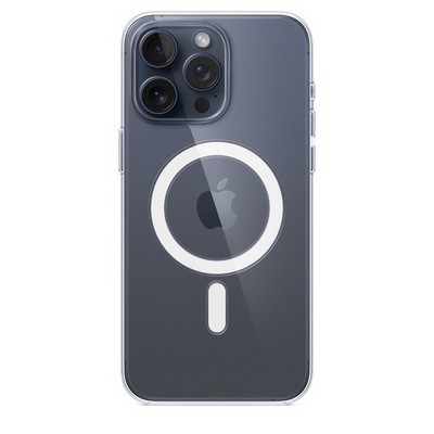 Чехол Apple Clear Case with MagSafe для iPhone 15 Pro Max (MT233) прозрачный - фото 18730