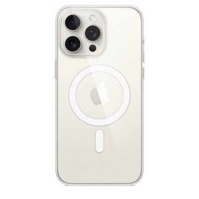 Чехол Apple Clear Case with MagSafe для iPhone 15 Pro Max (MT233) прозрачный - фото 18731