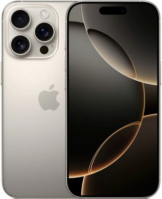 Смартфон Apple iPhone 16 Pro 1 ТБ Титановый бежевый (Natural Titanium) A3083 Dual еSIM - фото 19057