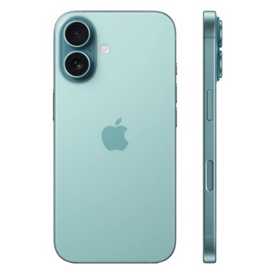 Смартфон Apple iPhone 16 128 Гб Бирюзовый (Teal) - фото 19220