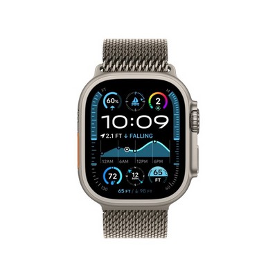 Умные часы Apple Watch Ultra 2 49 мм (2024) Titanium Case with Natural titanium Milanese loop (миланский титановый) Medium - фото 19492