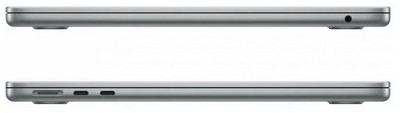 Ноутбук Apple MacBook Air 13 2022 2560x1664, Apple M2, RAM 8 ГБ, SSD 256 ГБ MLXW3, Space gray, английская раскладка - фото 19537