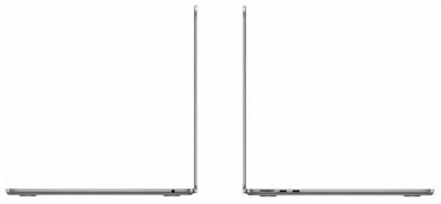 Ноутбук Apple MacBook Air 13 2022 2560x1664, Apple M2, RAM 8 ГБ, SSD 256 ГБ MLXW3, Space gray, английская раскладка - фото 19538