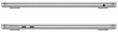Ноутбук Apple MacBook Air 13 2022 2560x1664, Apple M2, RAM 8 ГБ, SSD 256 ГБ MLXY3, Серебристый (Silver), английская раскладка - фото 19541