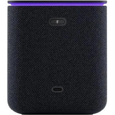 Умная колонка Яндекс Станция Миди с Zigbee Black (Черный) - фото 19570