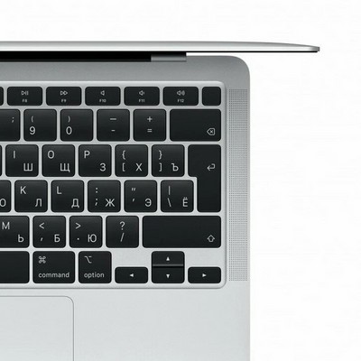 Ноутбук Apple MacBook Air 13 Late 2020, Apple M1, RAM 8 ГБ, SSD 256 ГБ, серебристый MGN93 - фото 19600