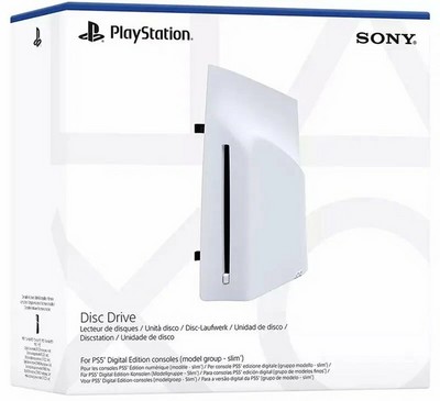 Дисковод для игровой консоли PlayStation 5 Disc Drive White (PRO/SLIM) - фото 19629
