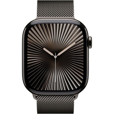 Умные часы Apple Watch Series 10 46 мм Slate Titanium Case with Slate Milanese Loop - фото 19697