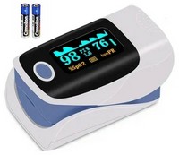 Пульсоксиметр (кислородомер, оксиметр) на палец Fingertip Pulse Oximeter AB-80 (YK-80)