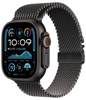 Умные часы Apple Watch Ultra 2 49 мм (2024) Black Titanium Case with Black titanium Milanese loop (миланский черный) Large