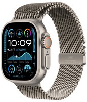 Умные часы Apple Watch Ultra 2 49 мм (2024) Titanium Case with Natural titanium Milanese loop (миланский титановый) Large