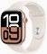 Умные часы Apple Watch Series 10 42 мм Rose Gold Aluminium Case GPS, Starlight Sport Band (Сияющая звезда) - фото 19503