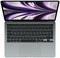 Ноутбук Apple MacBook Air 13 2022 2560x1664, Apple M2, RAM 8 ГБ, SSD 256 ГБ MLXW3, Space gray, английская раскладка