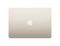 Ноутбук Apple MacBook Air 13 2024, 2560x1664 Apple M3, RAM 16 ГБ, SSD 256 ГБ, MC8J4, Starlight (Сияющая звезда) - фото 19717