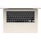 Ноутбук Apple MacBook Air 13 2024, 2560x1664 Apple M3, RAM 16 ГБ, SSD 256 ГБ, MC8J4, Starlight (Сияющая звезда) - фото 19726